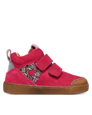 Ghete sport fete,  piele naturala, multicolor