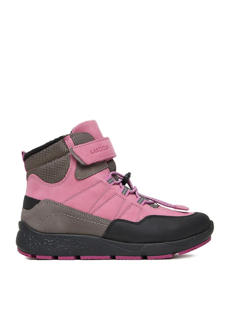 Ghete sport fete,  piele naturala, multicolor