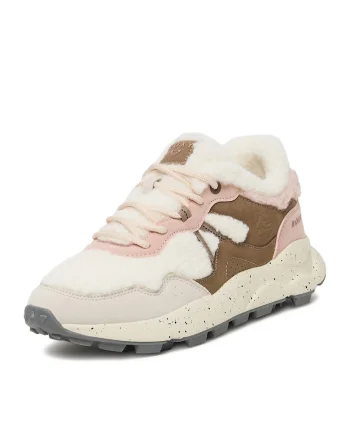 Pantofi sport dama  CEO-V12-1088, alb/roz