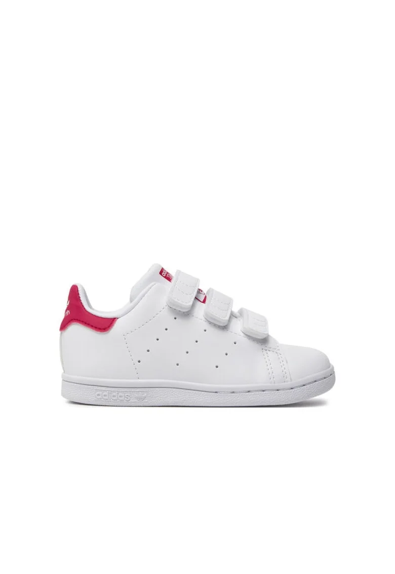 Pantofi sport copii,  Stan Smith Cf 1 FX75, alb, piele ecologica
