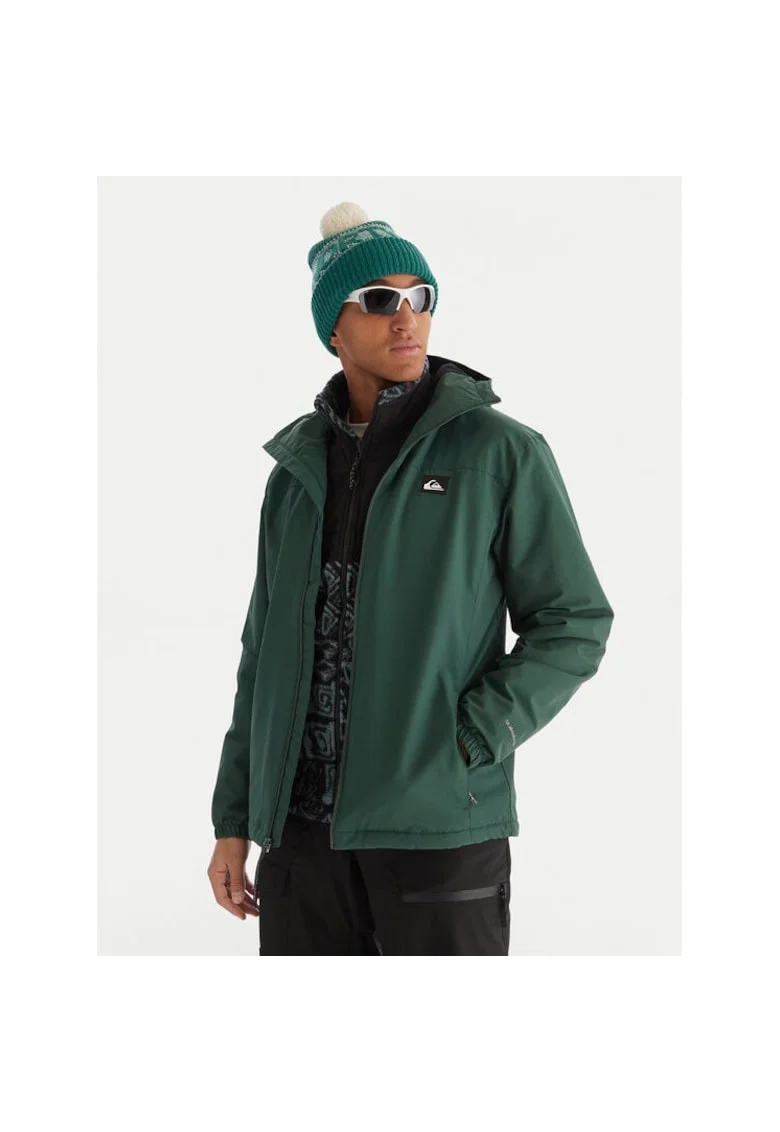 Jacheta sport barbati  Overcast 3K, verde, tesatura, fara varf,