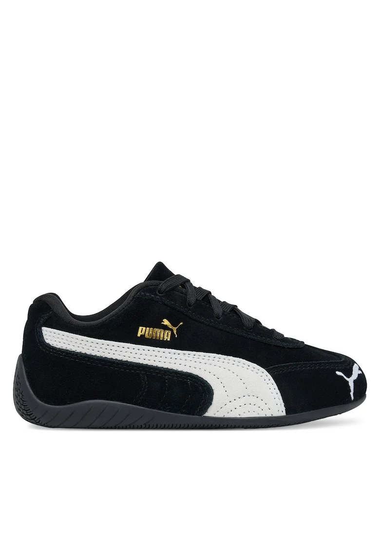 Pantofi sport copii,  Speedcat Og Ps, negru/alb, piele naturala