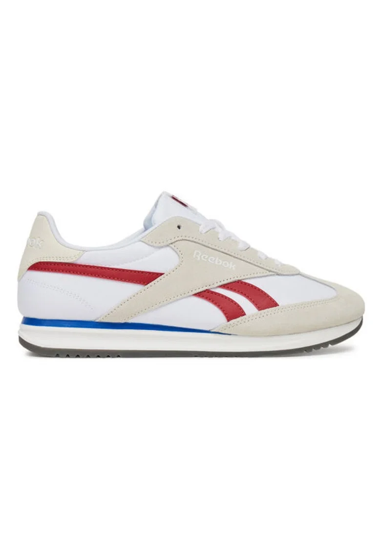 Pantofi sport barbati  alergare, piele naturala, alb
