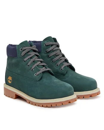 Ghete sport baieti,  piele naturala, verde/albastru