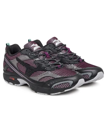 Pantofi sport barbati  alergare, negru, piele ecologica