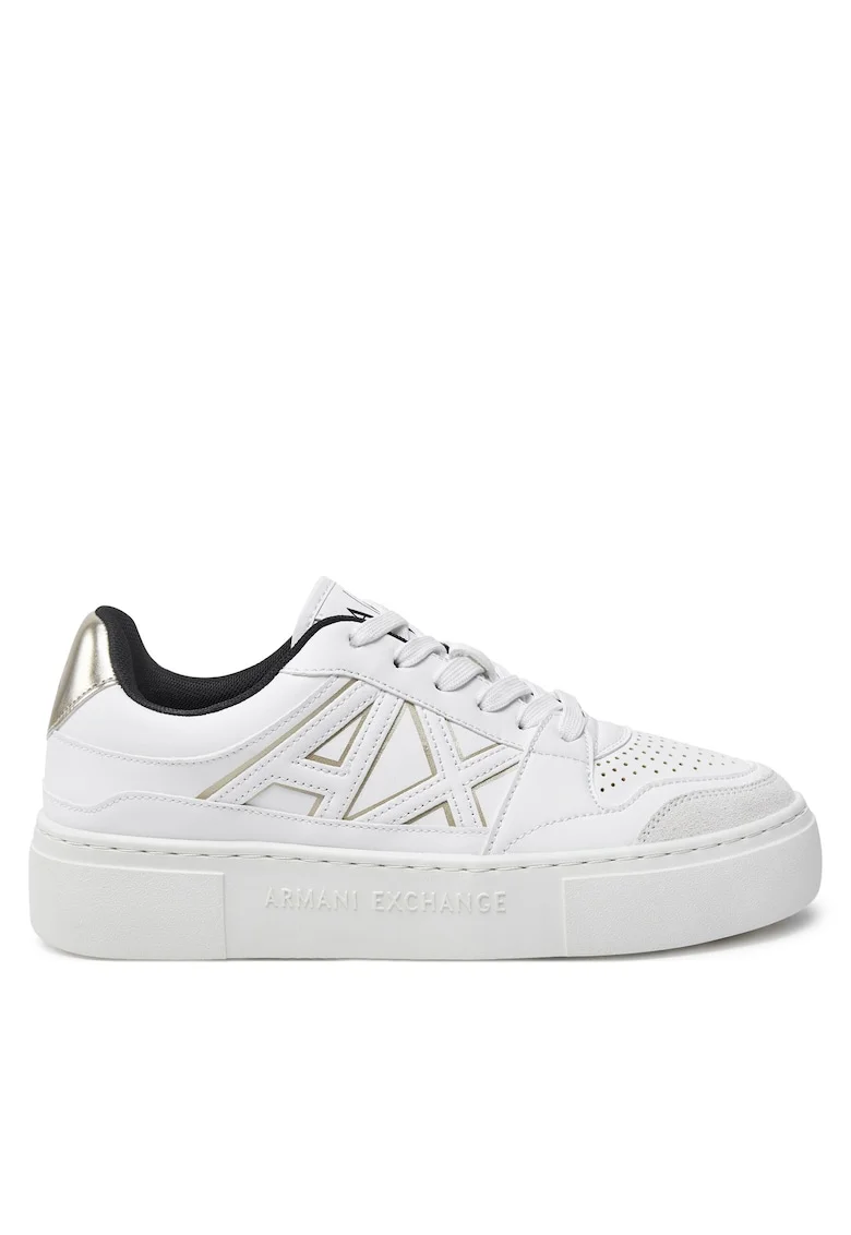 Pantofi  alb, piele ecologica, pentru femei,