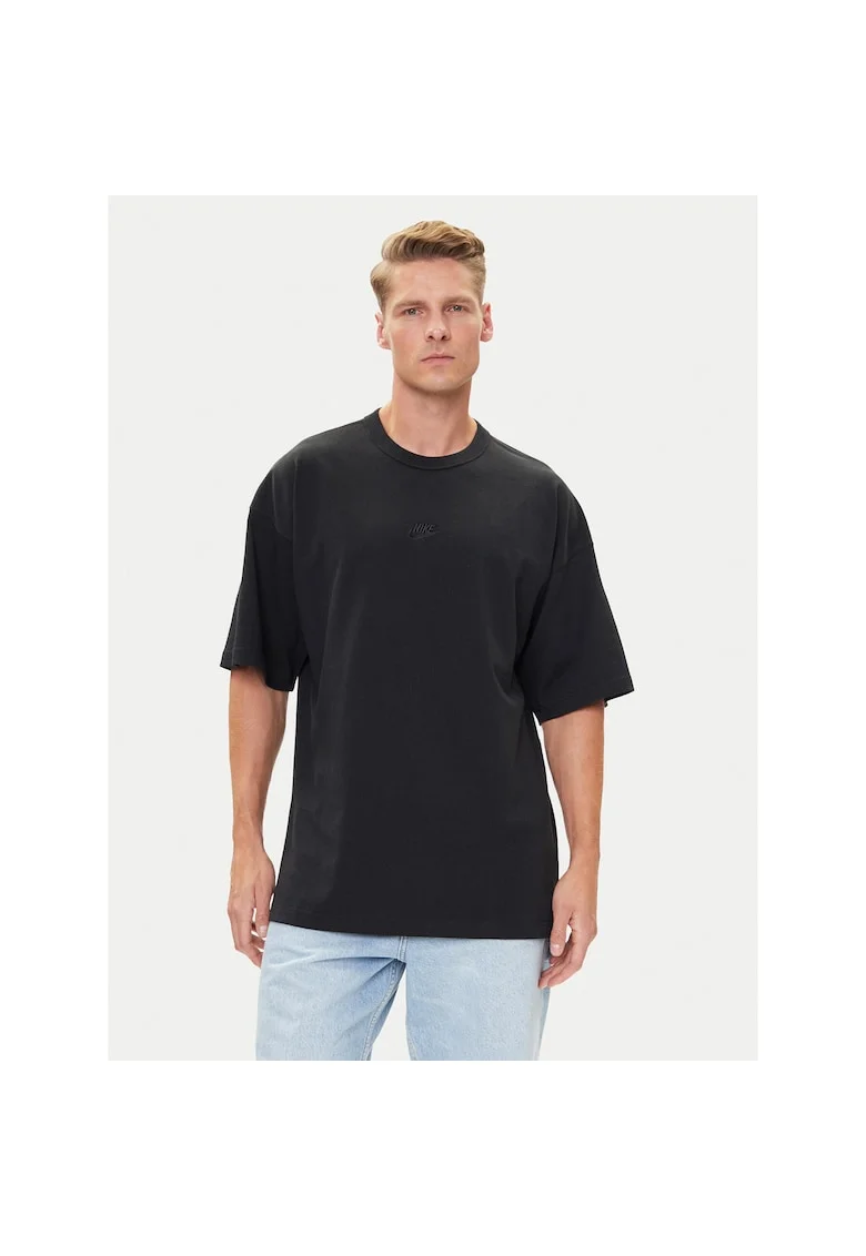 Tricou sport barbati  negru, din bumbac,