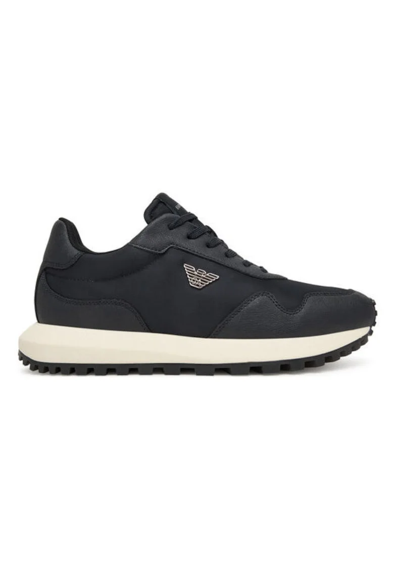 Adidasi  barbati, bleumarin, piele naturala, pentru fitness