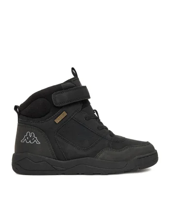 Pantofi sport copii,  sneakers, negru, tesatura