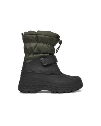Cizme sport baieti,  negru/verde