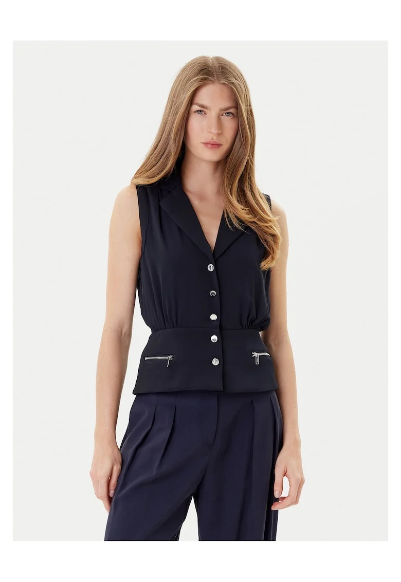 Top dama  252-COZIP, bleumarin