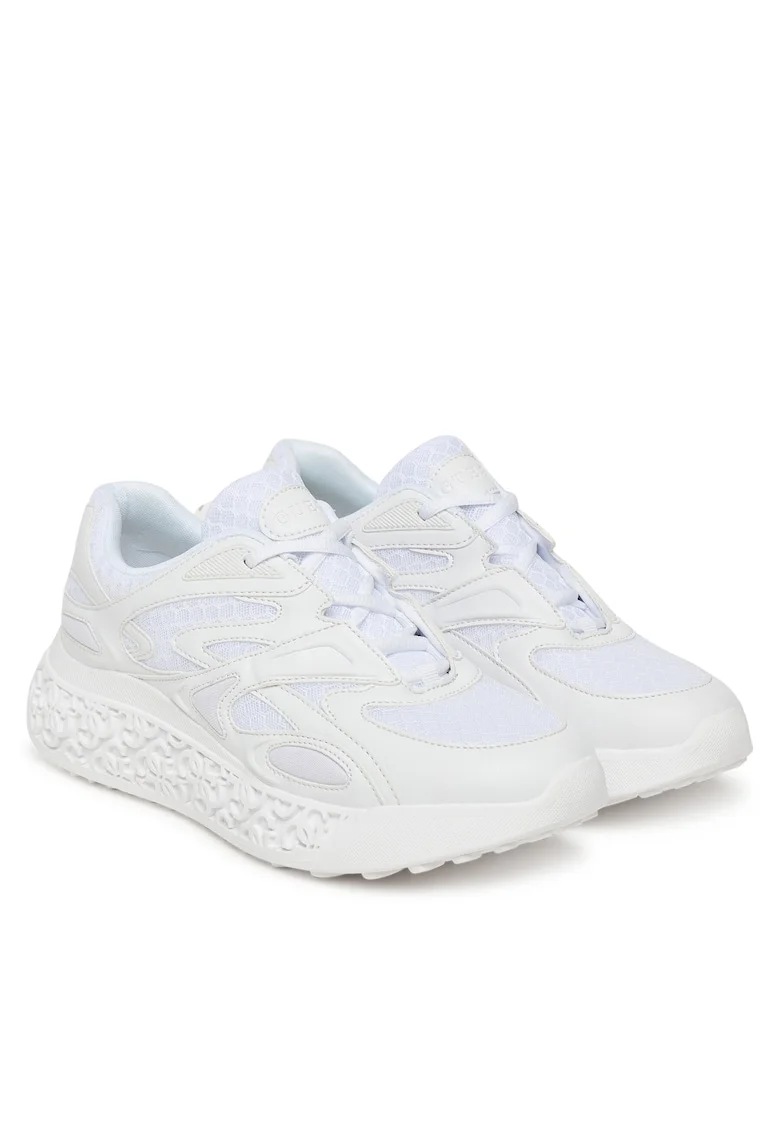Pantofi sport dama,  piele ecologica, alb,