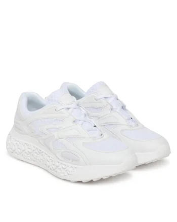 Pantofi sport dama,  piele ecologica, alb,