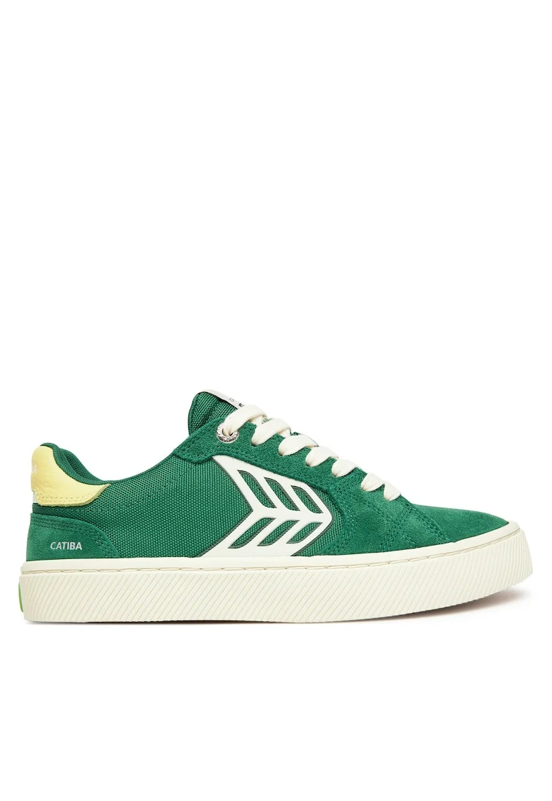 Pantofi sport dama,  Green Catiba, piele naturala, verde
