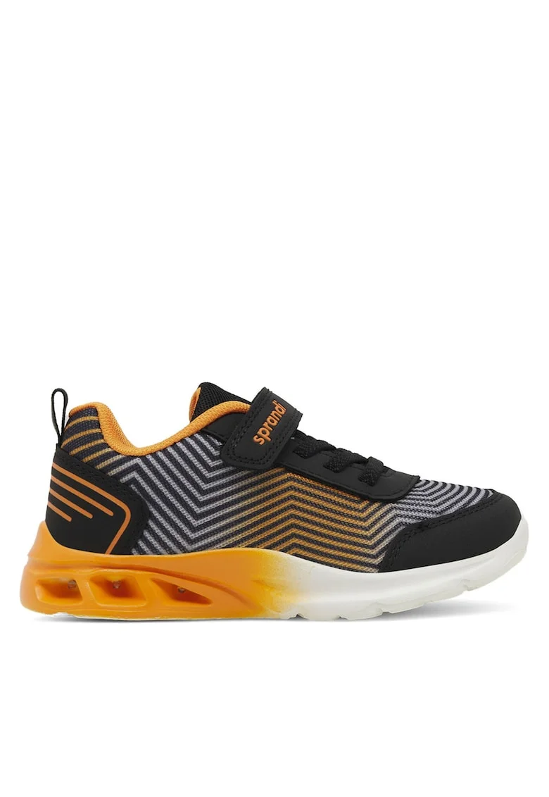 Pantofi sport copii,  adidasi baieti, negru, material textil