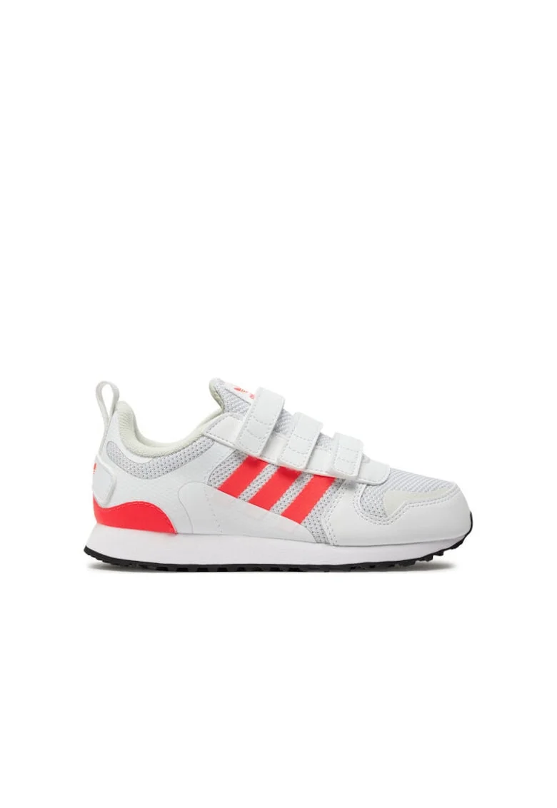 i unisex Adidas Zx 700 Hd, piele ecologica, alb/rosu,