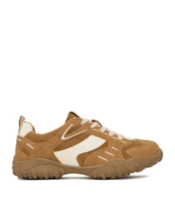Pantofi sport dama,  maro/crem