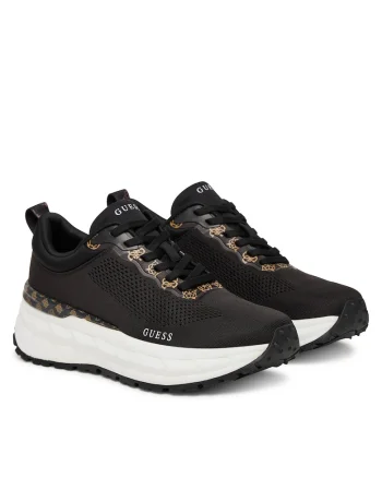 Pantofi sport dama,  FLTRT2 FAB12, negru, tesatura