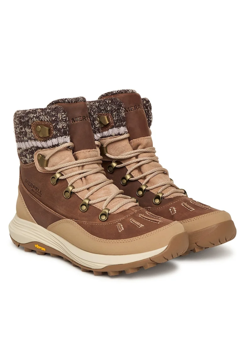 Ghete sport dama  Hazel Siren 4 Thermo Mid Z, piele naturala, Maro