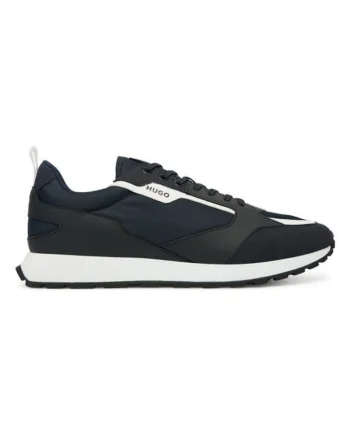 Pantofi sport barbati  Dark Blue 401, alergare, piele ecologica, bleumarin