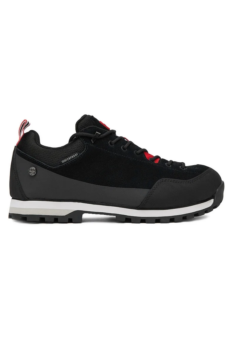 Pantofi barbati  CEO-H8-197, trekking, piele naturala, negru