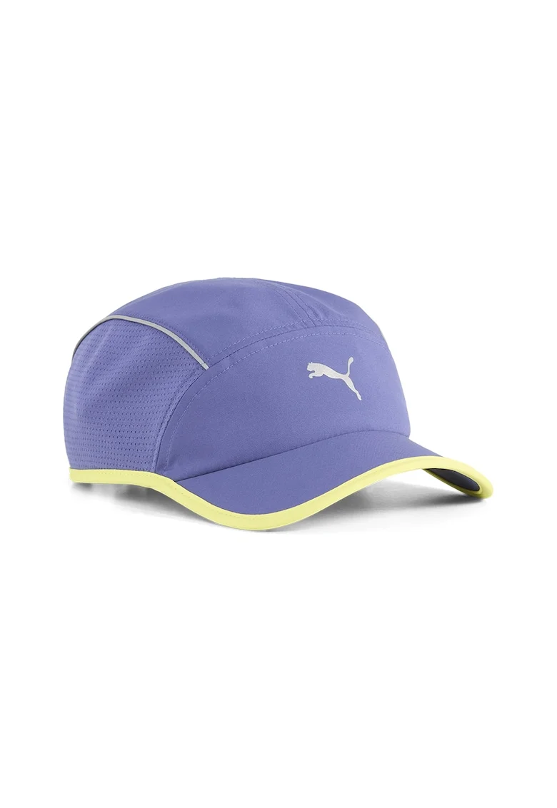 Sapca unisex cu snururi de ajustare pentru alergare, Galben pal/Albastru azur