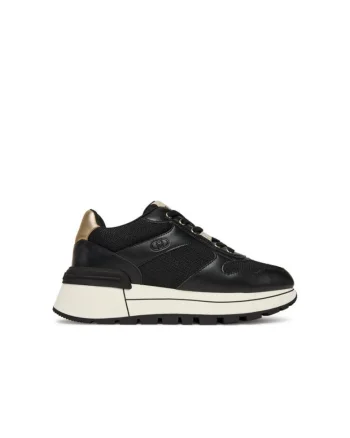 Adidasi  S1189 Minunat 28 BF5047 PX, negru/auriu, piele naturala,