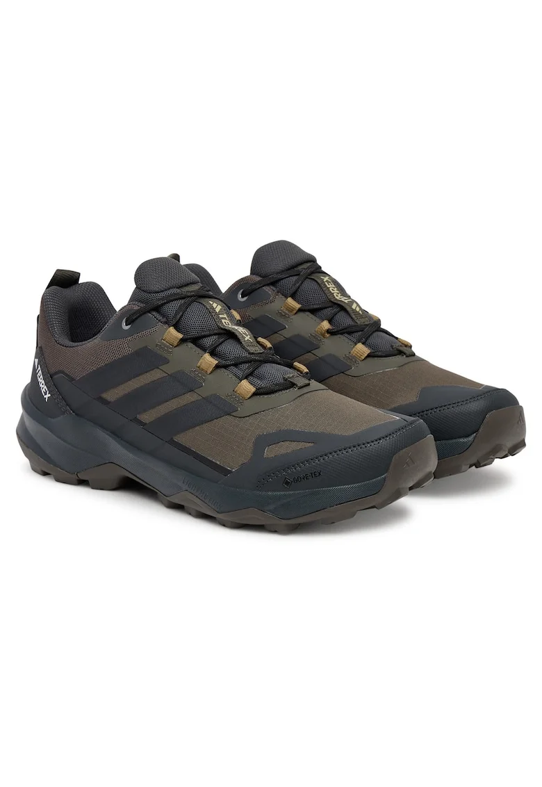 Pantofi sport barbati,  trekking, maro, textil, Maro
