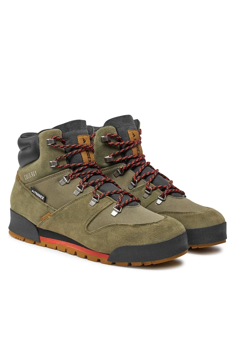 Ghete sport barbati,  Olistr/Brostr/Seimor, piele naturala, verde