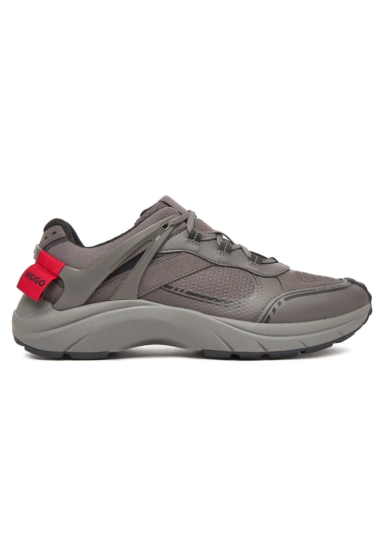 Pantofi sport barbati  alergare, gri, textil,