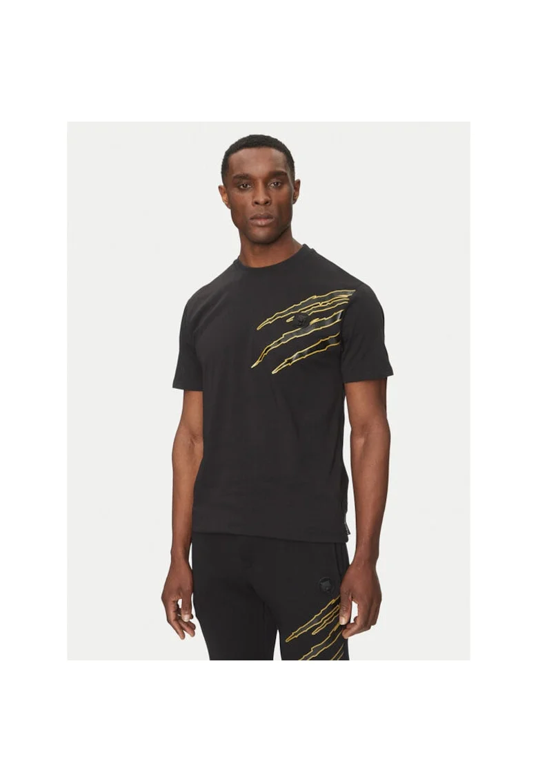 Tricou sport barbati  negru, bumbac