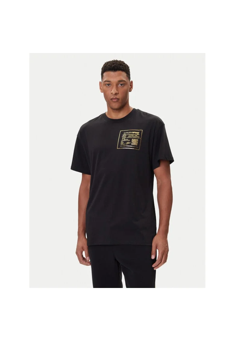 Tricou barbati  negru, bumbac
