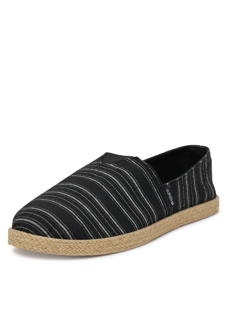Espadrile barbati,  textil, negru