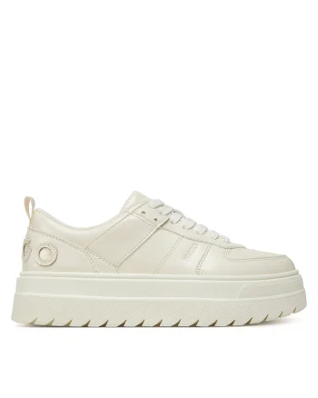 Pantofi sport dama  model Open White 118, piele ecologica, alb,