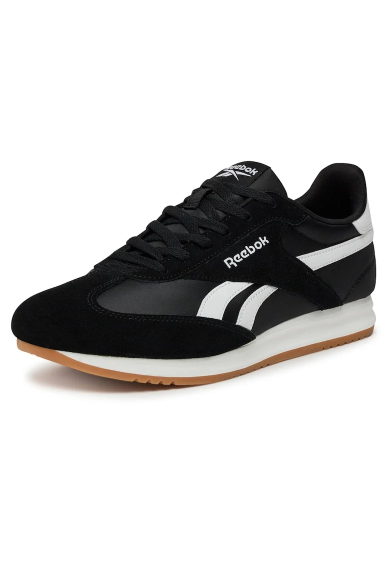 Pantofi sport barbati,  FIORI, piele naturala, negru