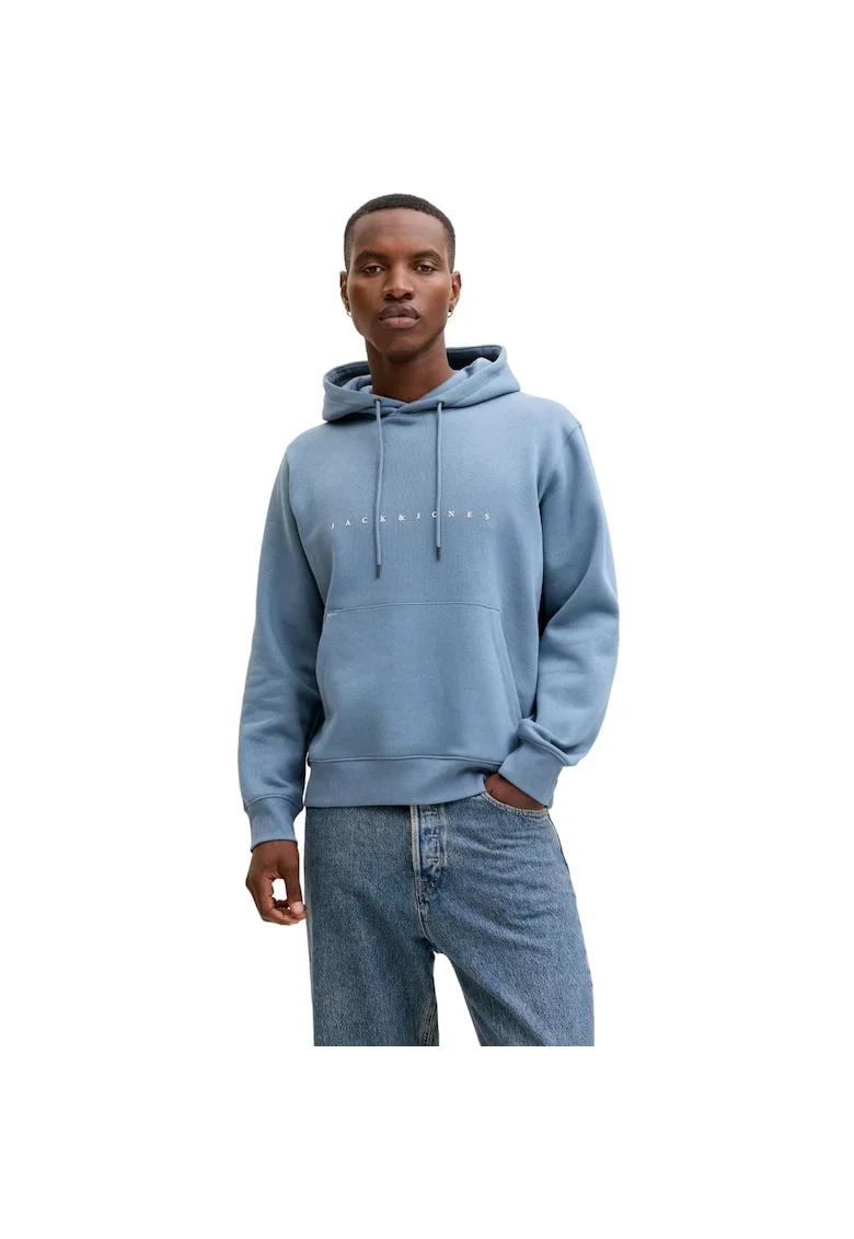 Hanorac JACK &JONES Star JJ Hood 53393, Albastru deschis