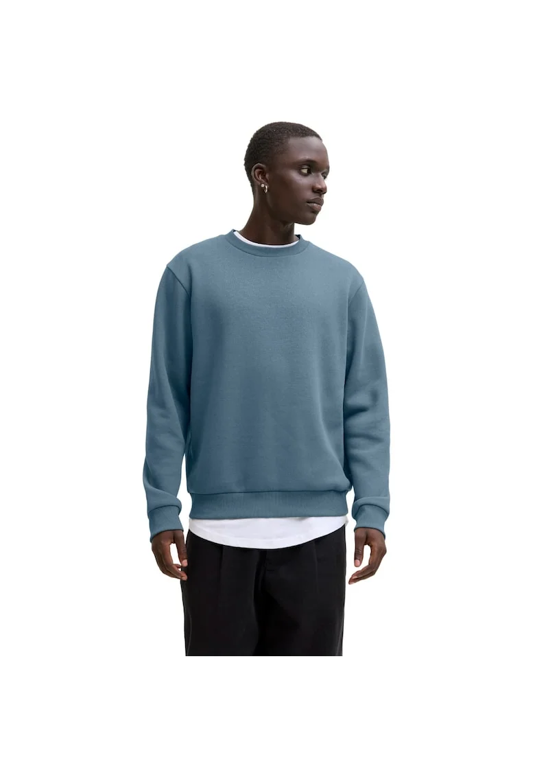 Bluza JACK &JONES Bradley Crew 53410, Albastru deschis