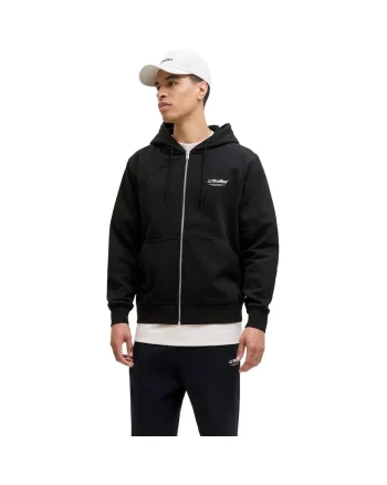 Hanorac JACK &JONES Soho Hood Zip 53383, Negru