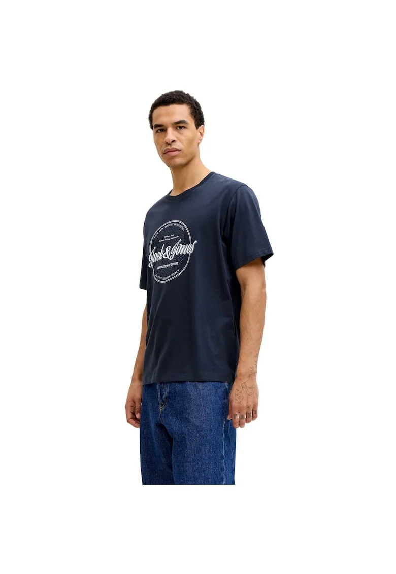 Tricou JACK &JONES Dover Denim 53527, Albastru inchis
