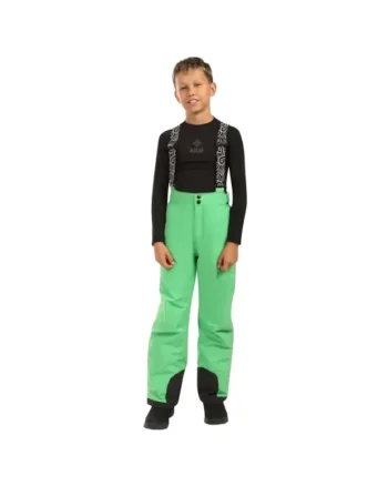 Pantaloni ski  Mimas, verde, copii, 110 cm, rezistenti, hidrofugi