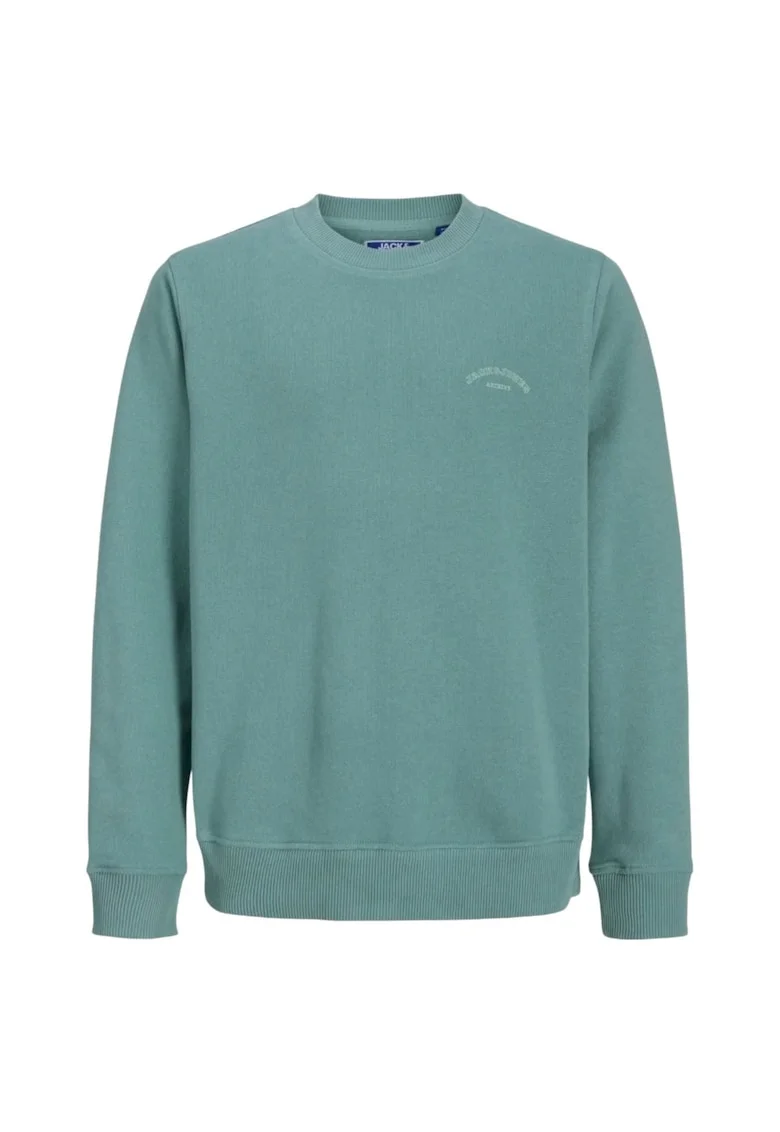 Bluza JACK &JONES College Logo Crew JNR 53505, Verde