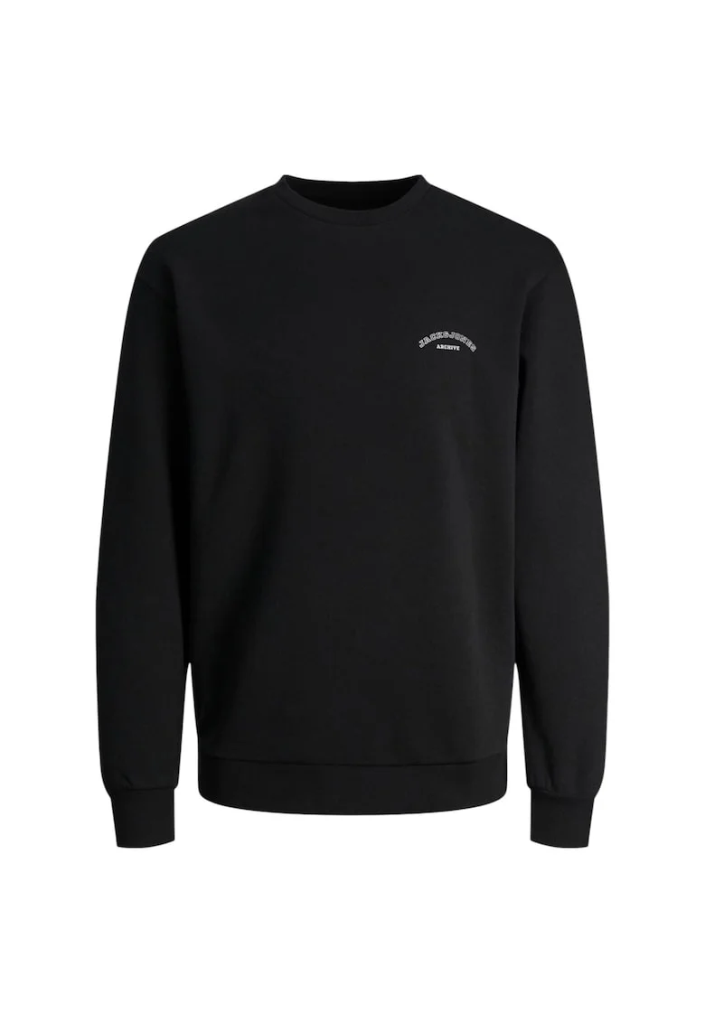 Bluza JACK &JONES College Logo Crew PLS 53559, Negru