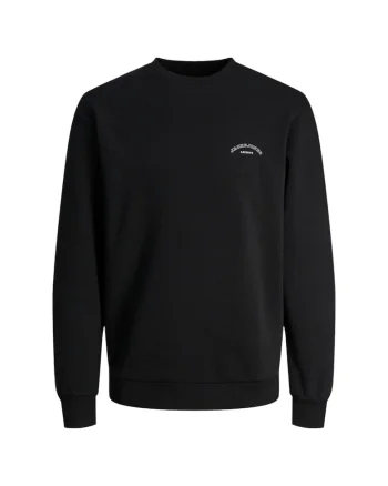 Bluza JACK &JONES College Logo Crew PLS 53559, Negru