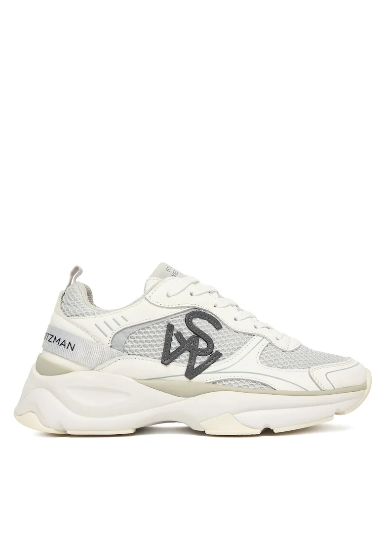 Pantofi sport dama,  SH318, textil, Alb