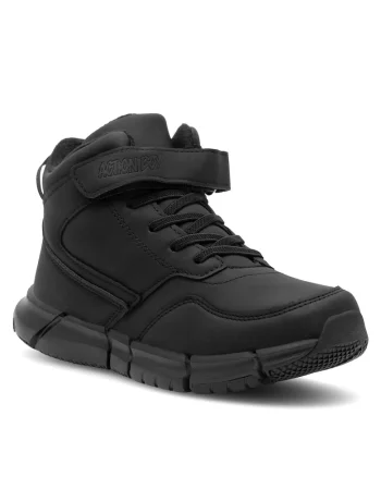 Ghete sport baieti  plastic, negru