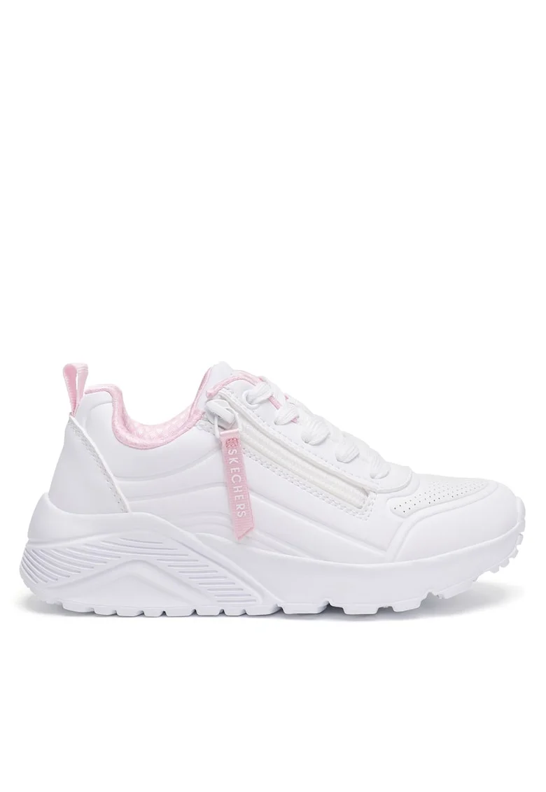 Pantofi sport copii,  UNO LITE, alb, tesatura