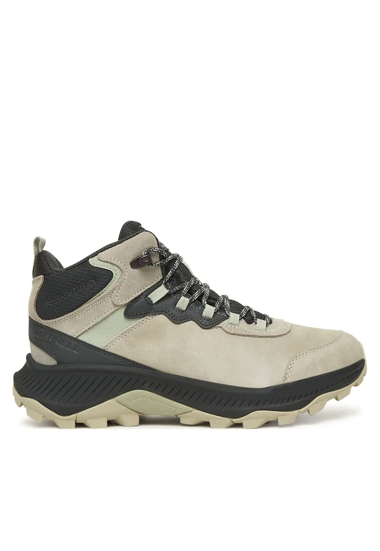Ghete trekking  Basalt Speed Strike 2, piele naturala, Bej