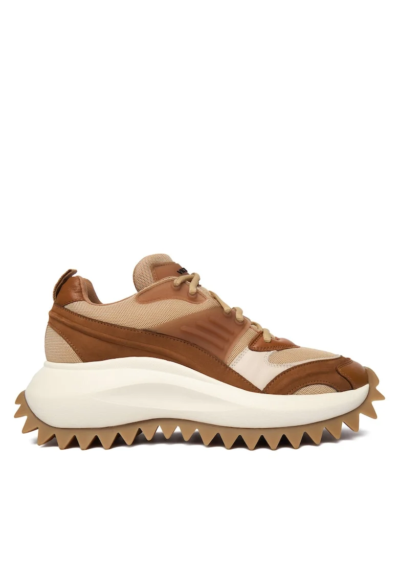 Pantofi sport dama,  piele naturala, maro