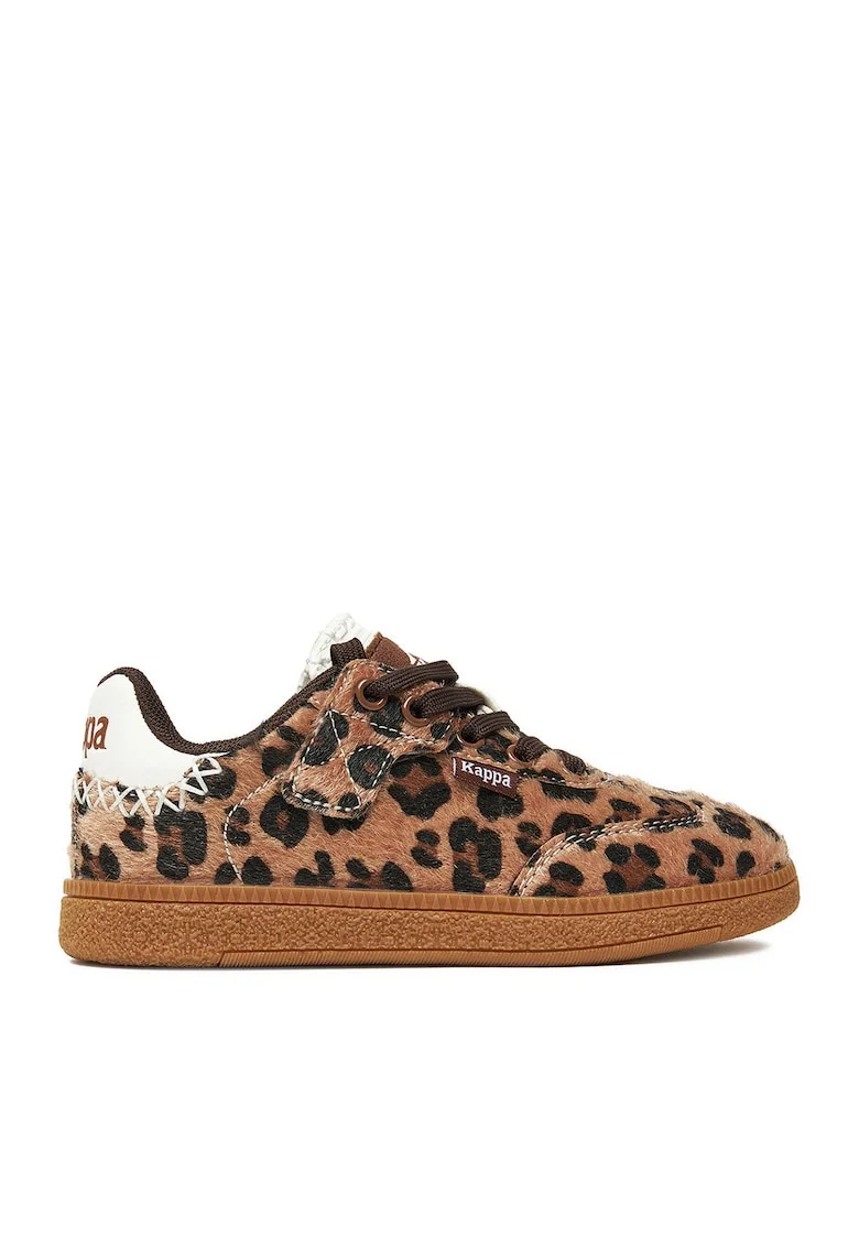 Pantofi sport copii,  fetita, maro, tesatura