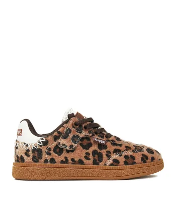 Pantofi sport copii,  fetita, maro, tesatura